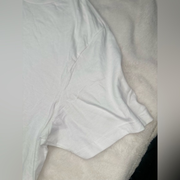 Men’s White Crew Neck Tee Ribbed Tank Tops (2 In A Pack) Size Medium New - Picture 6 of 8